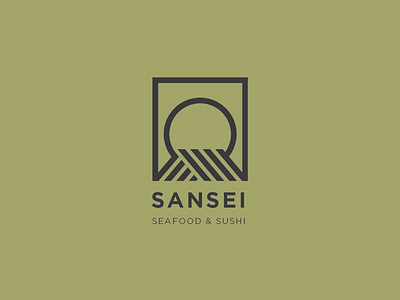 Sansei branding food hawaii identity logo mark maui minimal ocean octopus restaurant seafood sushi