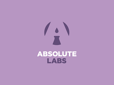 Absolute Labs brand branding design flat graphic design identity logo minimal negative negative space