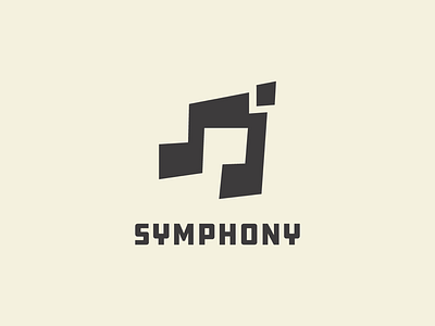 Bit Symphony brand branding design graphic design icon identity logo logo design mark marketing music note social streamer symphony twitch