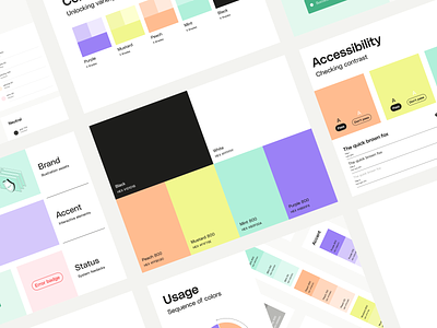 Color system - Update of our foundations bankapp brand branding colors design designsystem finance financial fintech library product styles