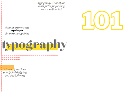 Typography 101 art branding calligraphy clean graphic graphic design illustration illustrator modern design principal textdesign typeface typo typogaphy