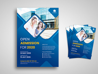 Open Admission flyer Design