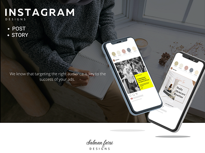 Instagram Post and story design adobe illustrator article branding clean design graphic design illustration instagram instagram post instagram stories instagram template minimal design poster design typogaphy