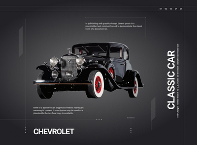 Classic Cars website adobexd car classic classic car website design figma mehrabbozorgi ui uidesign uiux web web ui webdesign website website design websitedesign