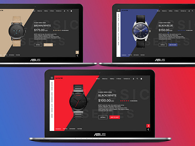 Watch store website