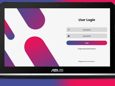 Authentication screen website