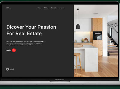 Real estate website adobexd design figma mehrabbozorgi real estate ui uidesign uiux web web design website website design