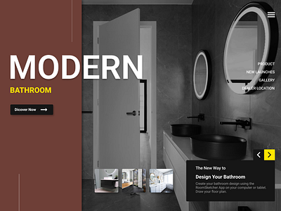 Modern Bathroom Website