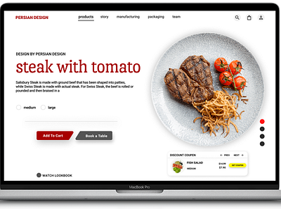 Restaurant Website design figma mehrabbozorgi persiandesign ui uidesign uiux web webdesign website website design