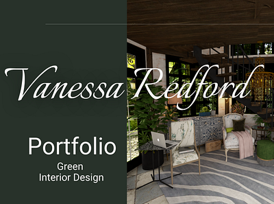 Vanessa Redford Portfolio 3d modeling 3d rendering ecofriendly edesign green living interior design sustainable