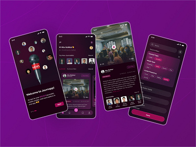 Journalist App UI Concept