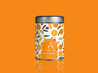 Orange & Jamaica Infusion brand branding design graphicdesign logo productdesign tea