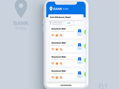 Bank Finder - Web App [Design Concept]