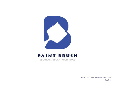 Paint Brush Logo Design