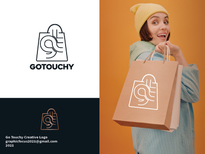 Go Touchy logo branding design illustration logo logo design branding logo designer logo mark logodesign logotype