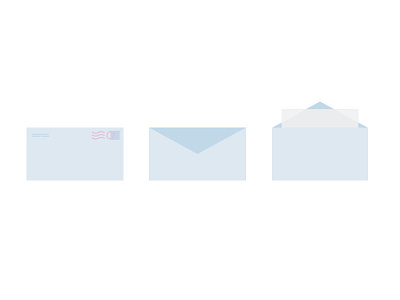 You got mail! flat design graphic icon mail
