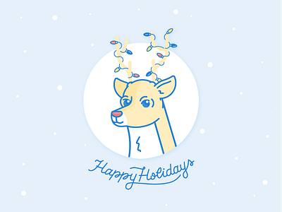 Rudolph bird christmas gateway happy holidays lights message messagebird reindeer rudolph sms snow