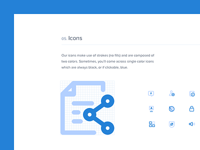 Guidelines blue brand branding guidelines icons messagebird sms styleguide