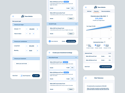 Robo-Advisor Platform finance finance app mobile ui ux