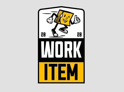 Work Item 04 icon illustration logo