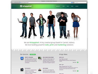 Krispypixel Homepage Mk.1