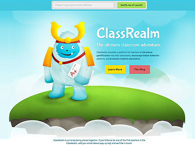 ClassRealm Placeholder children class classroom creative education gamification page placeholder site splash teaching