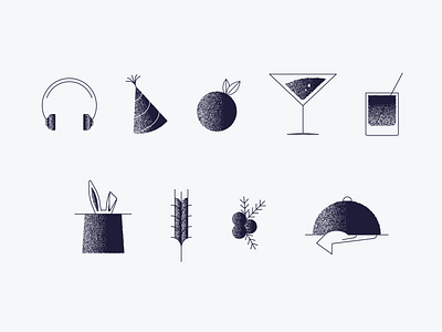 Hospitality Icons hospitality icons illustration