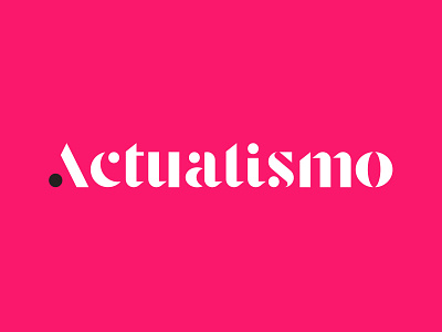 Actualismo branding design icon illustration logo typography vector