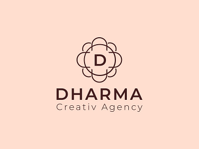 Dharma branding design icon illustration logo typography
