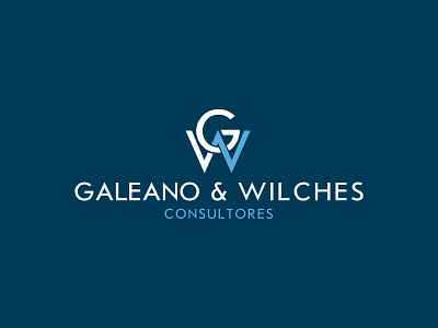 Galeano & Wilches Consultants branding design icon illustration logo typography vector