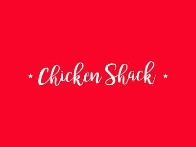 Chicken Shack branding design icon illustration logo typography