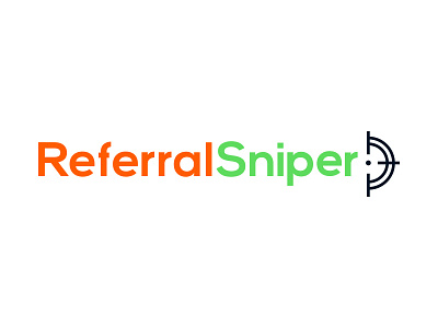 Referral Sniper branding design icon illustration logo typography