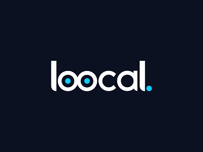 Loocal branding design icon illustration logo typography