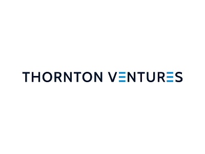 Thorton Ventures branding design icon illustration logo typography