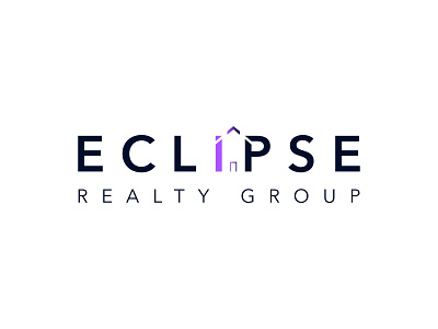 Eclipse Realty Group branding design icon illustration logo typography vector