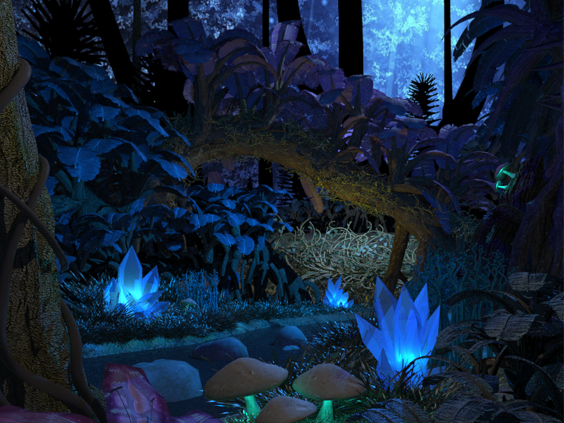 Fantasy Forest By Sean Dexter On Dribbble