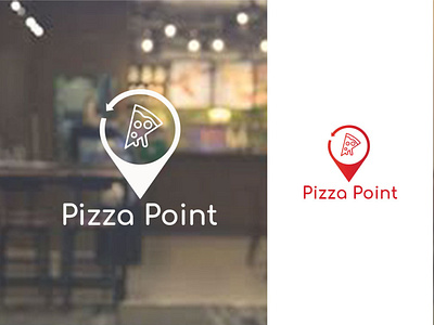 Pizza point modern logo