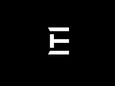 E T letter/ modern logo design