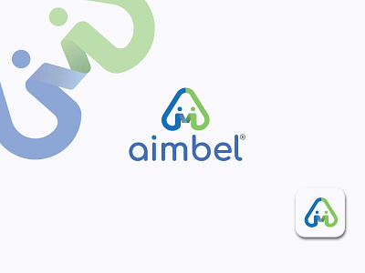 aimbel logo/logo mark abstract brand identity branding business logo graphic design logo logomark minimalist logo modern logo online consultancy simple logo startup unity mark vector