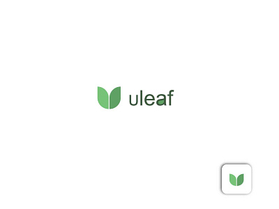 uleaf logo/ u letter logo