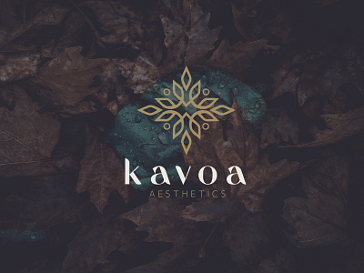 kavoa aesthetics logo aesthetics beauty brand identity branding cosmetic elegant logo logotype minimal modern logo product simple skincare symbol women