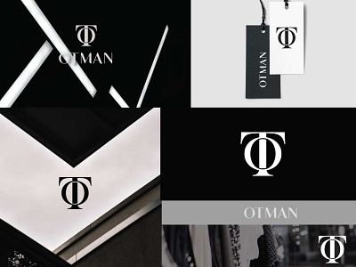 OTMAN CLOTHING LOGO a logo brand identity clothing ecommerce fashion graphic design letter monogram ot shop store simple style vintage