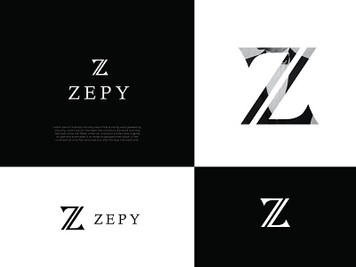 ZEPY LIFESTYLE LOGO apparel brand identity branding clothing ecommerce fashion lettermark lifestyle logo logotype men minimalist modern logo monogram streetwear style urban z