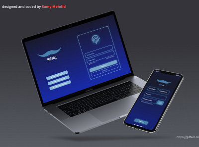 Hafefly mobile and web design app branding logo ui