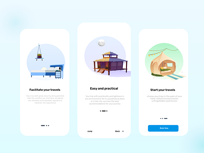Onboarding Landsky app app design illustration travel travel app ui ui design ui interface user interface