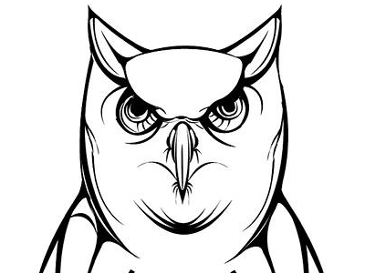 Who bird illustration owl