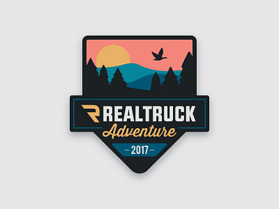 RealTruck Adventure 2017 Expedition Patch adventure badge expedition logo outdoor patch roadtrip travel