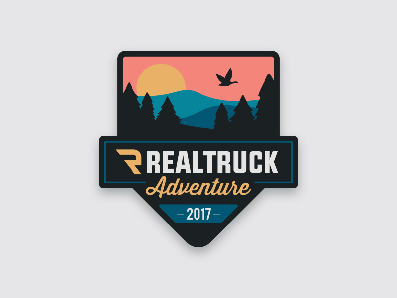 RealTruck Adventure 2017 Expedition Patch travel outdoor expedition adventure roadtrip logo patch badge