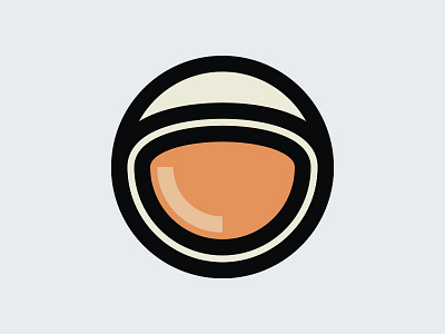 Spaceman - Personal Logo astronaut branding design helmet icon logo space spaceman thick lines