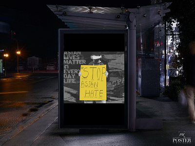 Typography poster_ #stop Asian Hate design graphic design poster provoke stopasianhate typography
